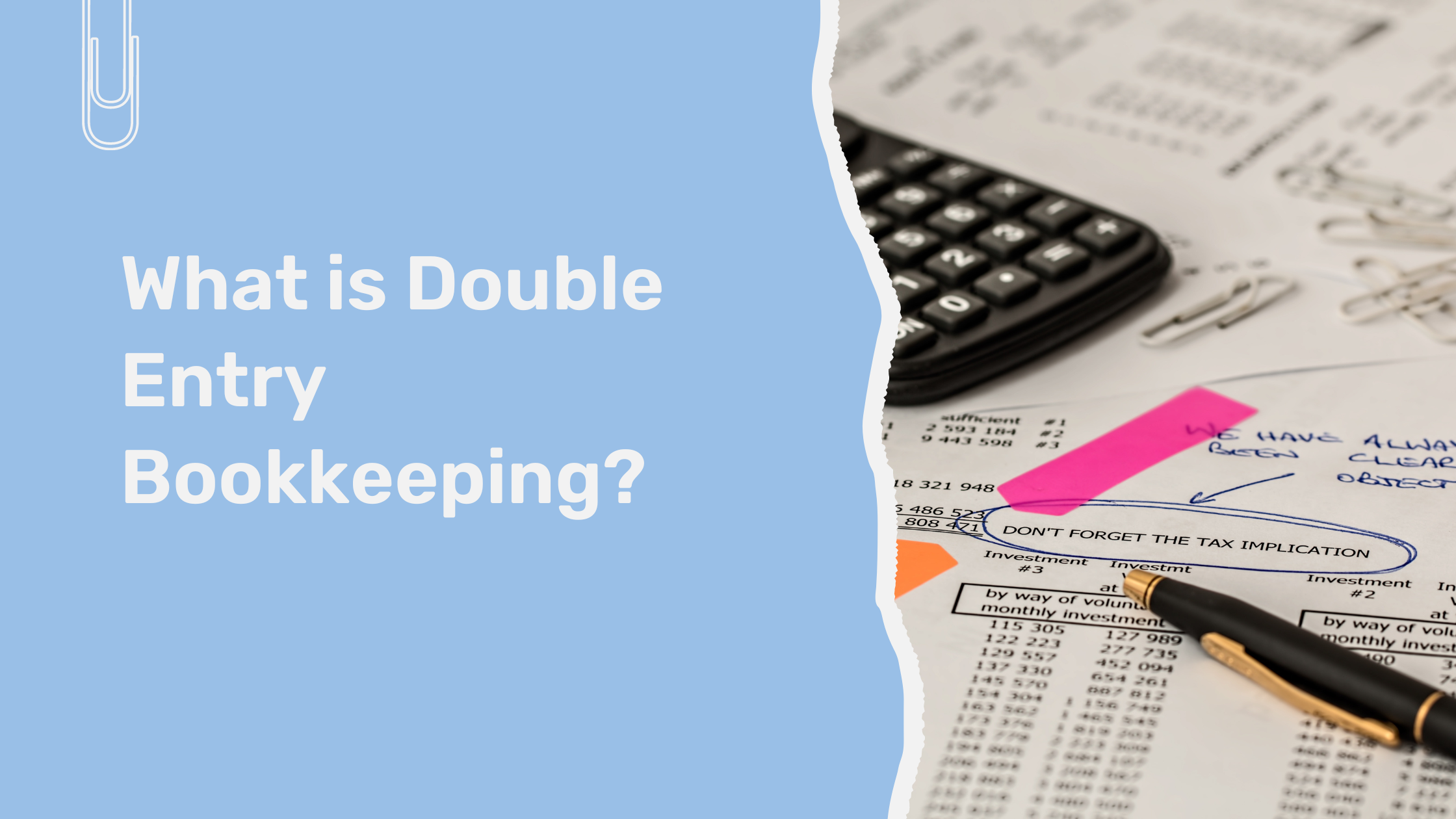 what is double entry bookkeeping