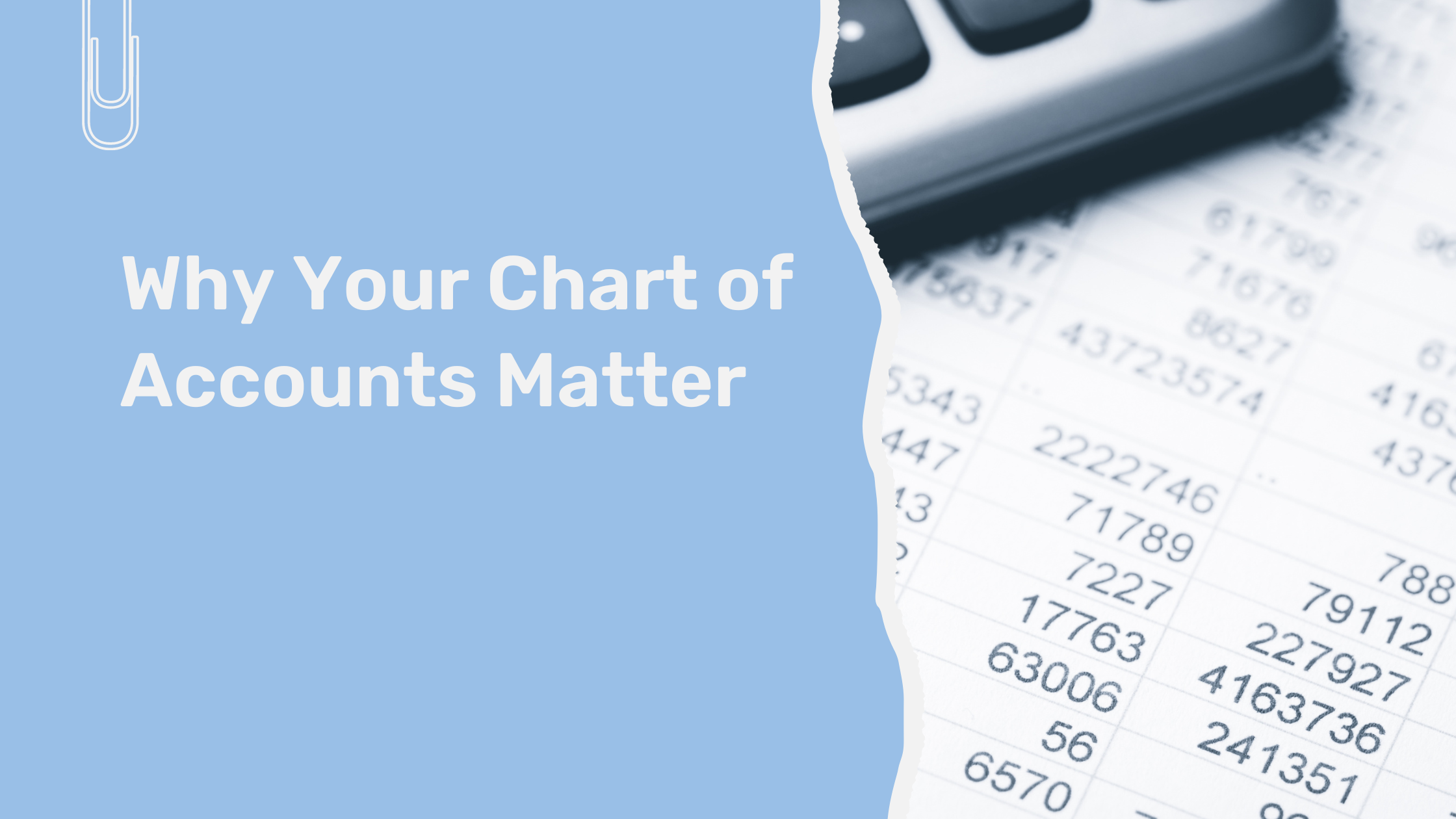 why your chart off accounts matter