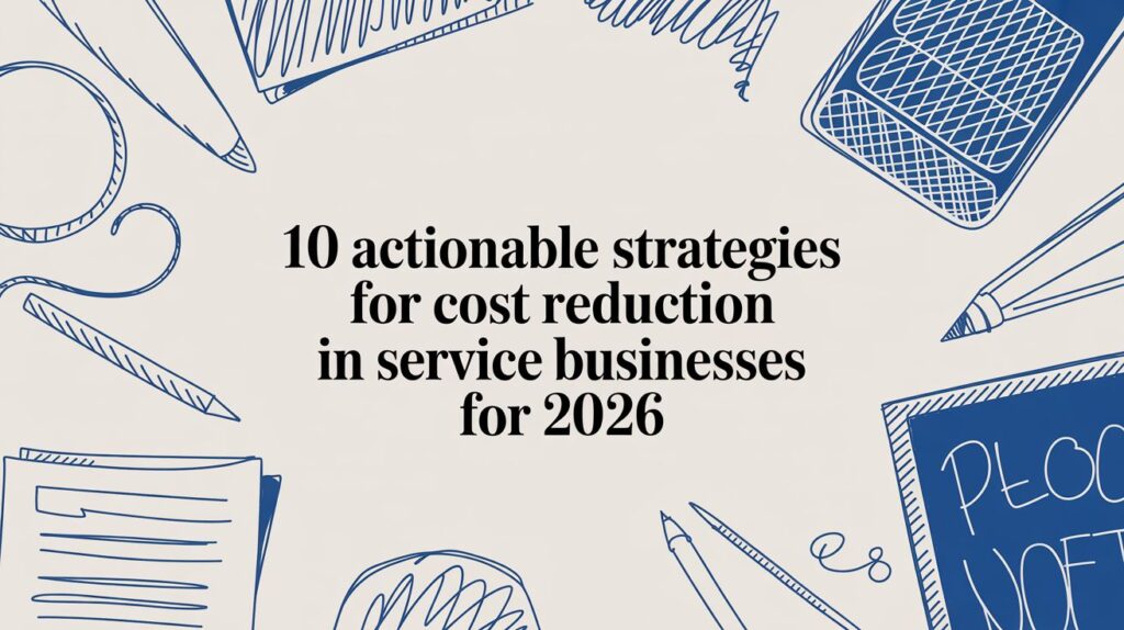 10 Actionable Strategies for Cost Reduction in Service Businesses for 2026