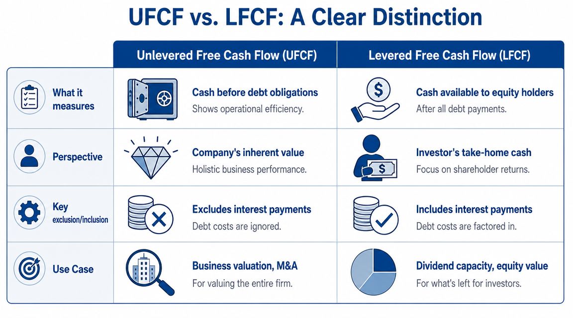 Unlevered vs Levered Free Cash Flow What's the Difference