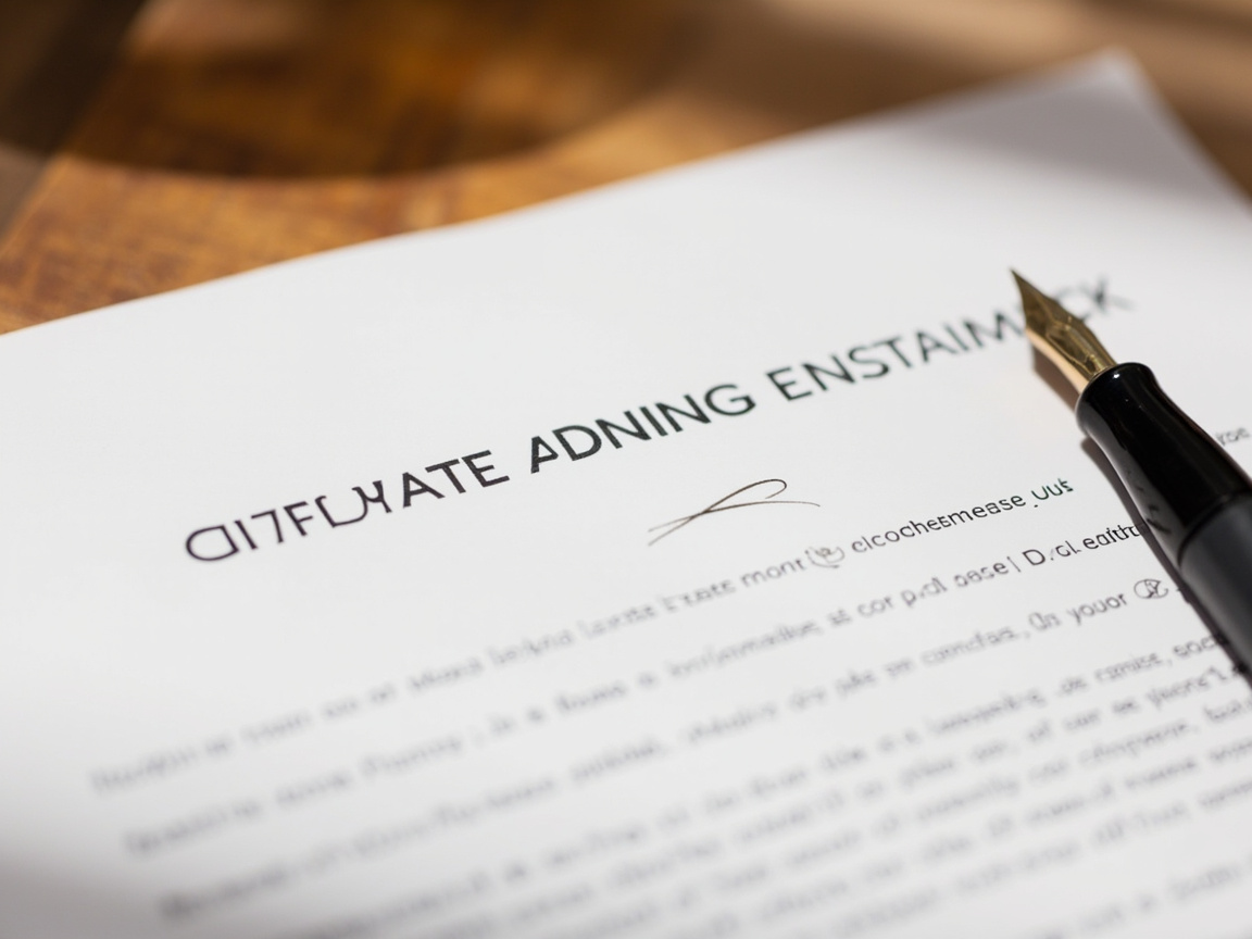 Estate planning documents and pen on a desk representing legal structures for protecting generational wealth