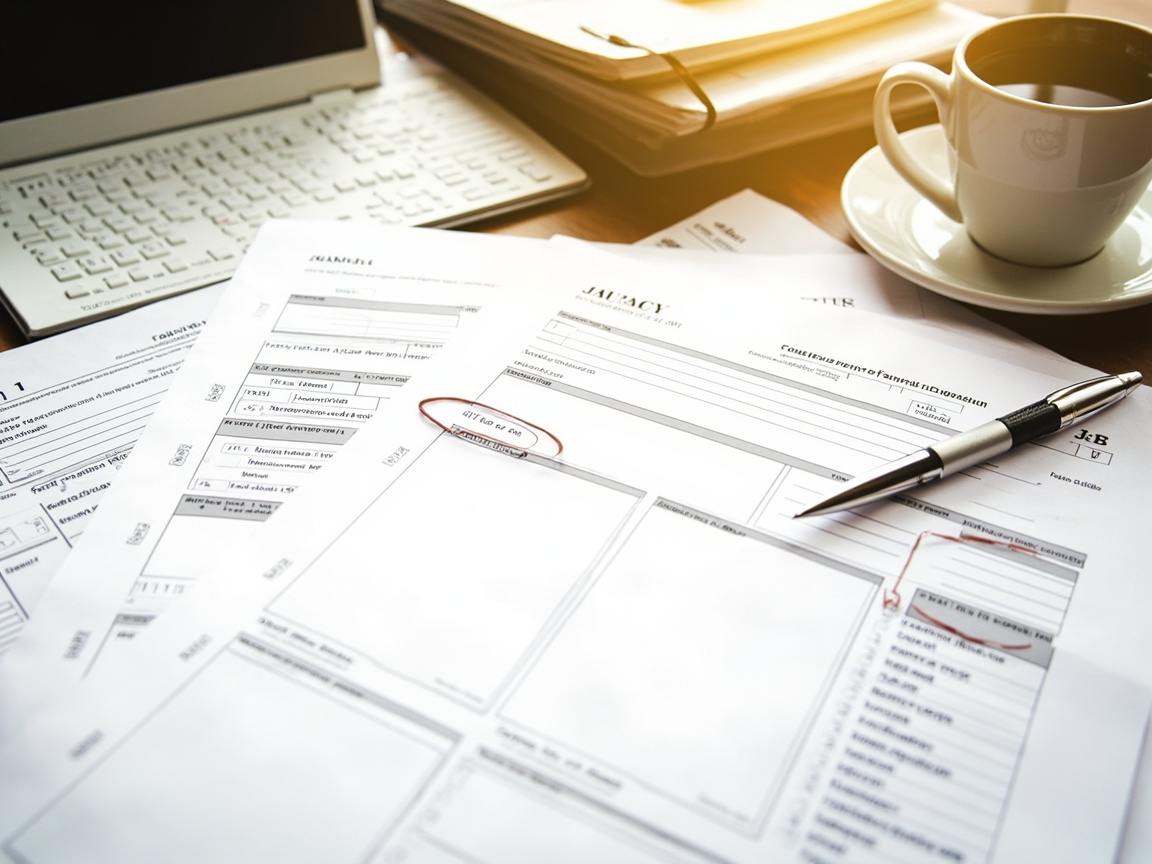 Organized payroll tax forms and filing deadlines calendar for small business compliance reporting