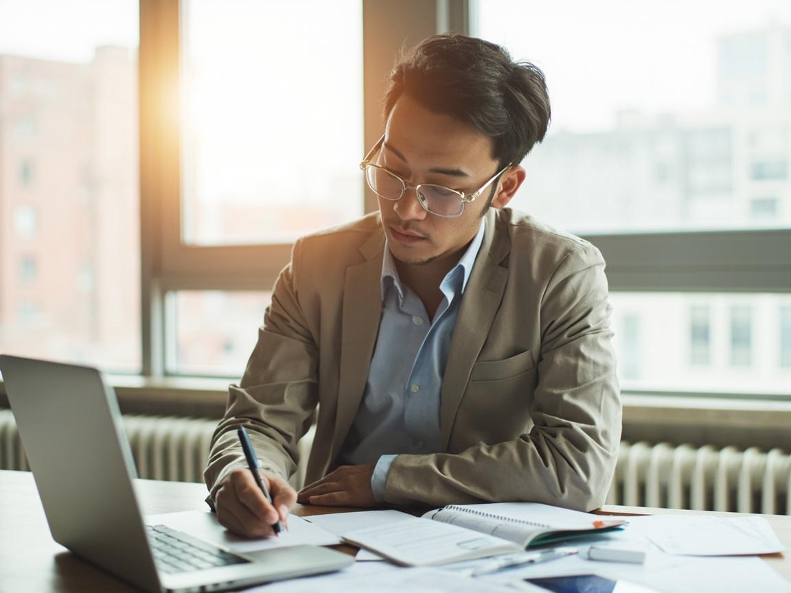 Self-employed person researching SEP IRA retirement plan contribution rules and options