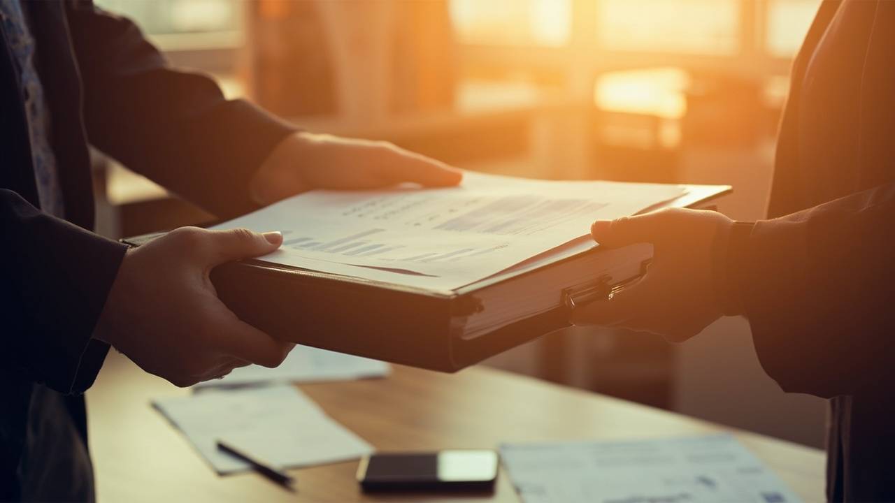 Organized financial reports
